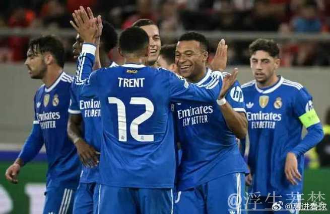 4-3逆转！姆巴佩拯救皇马：欧冠首次大四喜+创33年历史，获评10分